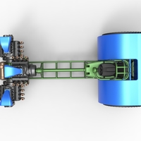Pulling tractor with 3 engines V8 Version 6 Scale 1:25 - Thumbnail 10