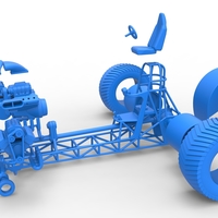 Pulling tractor with 3 engines V8 Version 6 Scale 1:25 - Thumbnail 15