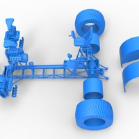 Pulling tractor with 3 engines V8 Version 6 Scale 1:25 - Thumbnail 20