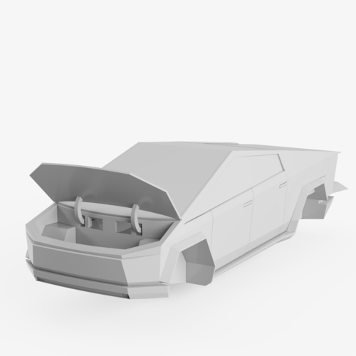 Tesla Cybertruck Cover 3D Print 494508