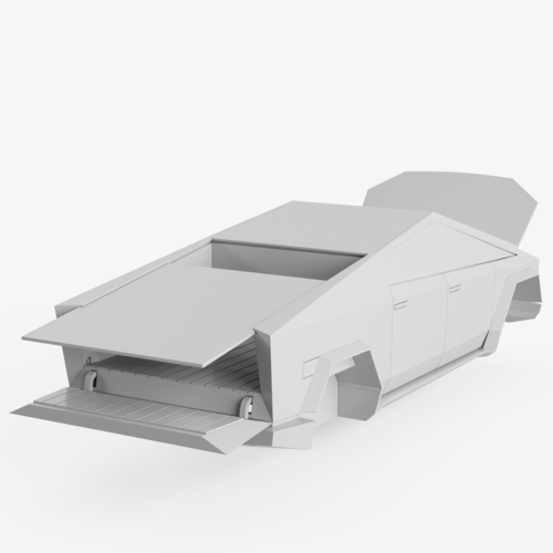 Tesla Cybertruck Cover 3D Print 494509