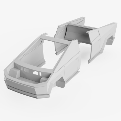 Tesla Cybertruck Cover 3D Print 494514