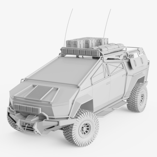 Tesla Cybertruck SUV 3D Print 494523