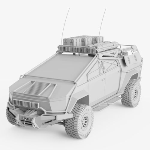 Tesla Cybertruck SUV 3D Print 494524