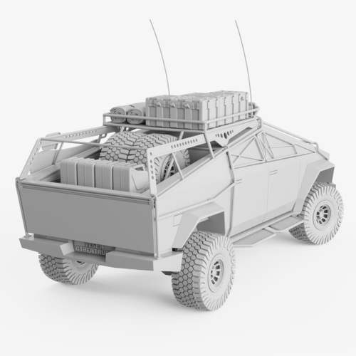 Tesla Cybertruck SUV 3D Print 494526