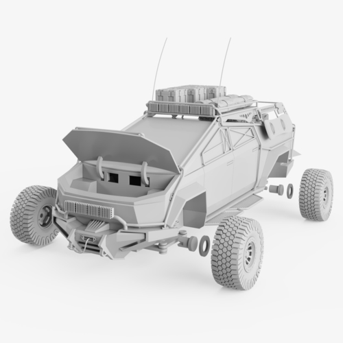 Tesla Cybertruck SUV 3D Print 494532