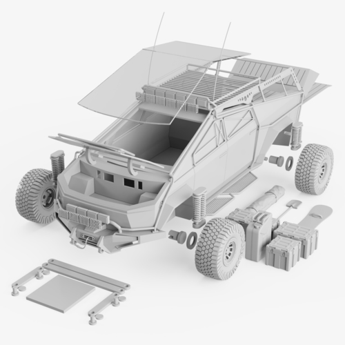 Tesla Cybertruck SUV 3D Print 494540