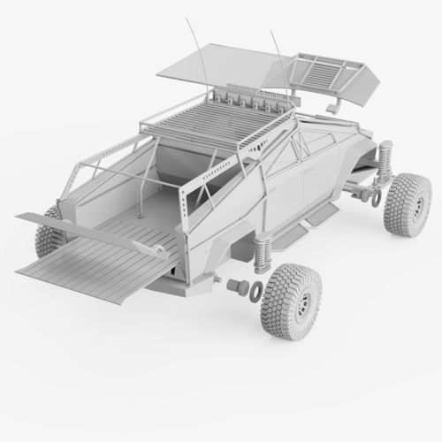 Tesla Cybertruck SUV 3D Print 494541