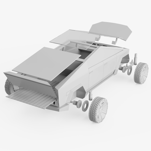 Tesla Cybertruck 3D Print 494570