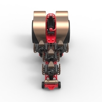 Pulling tractor with 4 engines V8 Version 5 Scale 1:25 - Thumbnail 6
