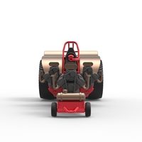 Pulling tractor with 4 engines V8 Version 5 Scale 1:25 - Thumbnail 7