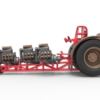 Pulling tractor with 4 engines V8 Version 5 Scale 1:25 - Thumbnail 8