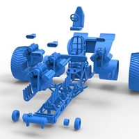 Pulling tractor with 4 engines V8 Version 5 Scale 1:25 - Thumbnail 18