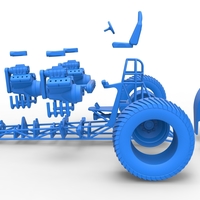 Pulling tractor with 4 engines V8 Version 5 Scale 1:25 - Thumbnail 19