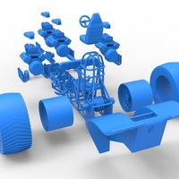 Pulling tractor with 4 engines V8 Version 5 Scale 1:25 - Thumbnail 21