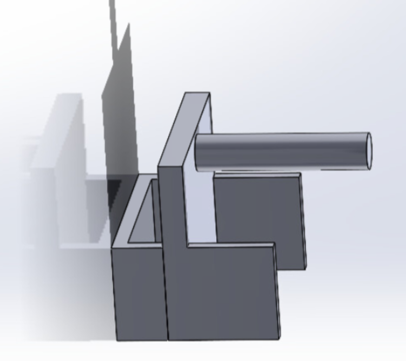 Squat rack Phone holder