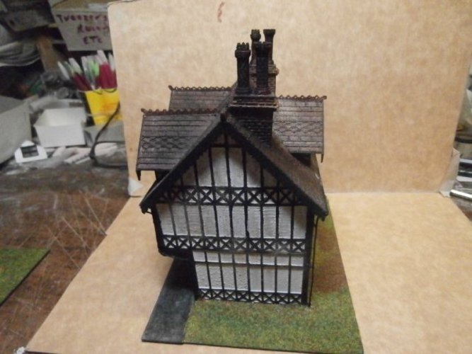 SCALEPRINT TUDOR BUILDING SMALL TAVERN 3D Print 49469