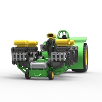 Pulling tractor with 5 engines V8 Version 5 Scale 1:25 - Thumbnail 5