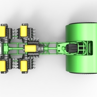 Pulling tractor with 5 engines V8 Version 5 Scale 1:25 - Thumbnail 10