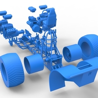 Pulling tractor with 5 engines V8 Version 5 Scale 1:25 - Thumbnail 21