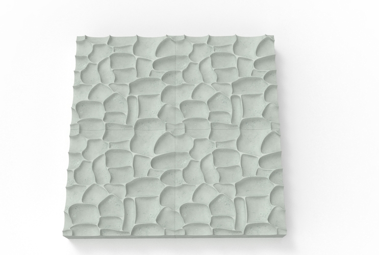 hammered mosaic   3D Print 494803