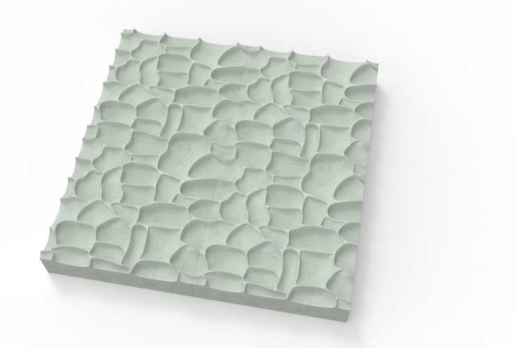 hammered mosaic   3D Print 494805