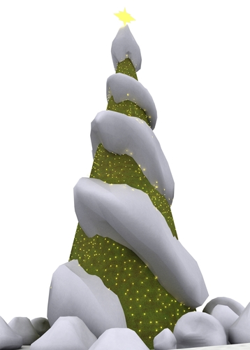 Twisted Green Christmas Tree 3D Print 494842