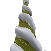 Twisted Green Christmas Tree - Thumbnail 2