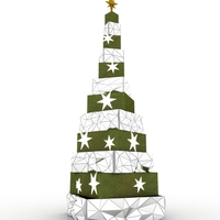 Modern Mirrors Christmas Tree - Thumbnail 2