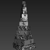 Modern Mirrors Christmas Tree - Thumbnail 4