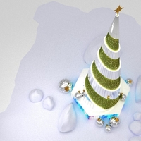 Twisted Mirrors Christmas Tree - Thumbnail 2