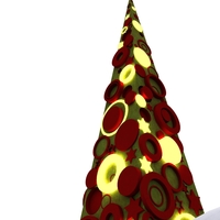 Light Rings Christmas Tree - Thumbnail 2