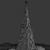 Light Rings Christmas Tree - Thumbnail 5