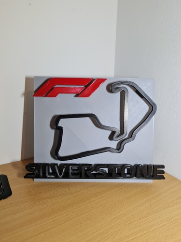 F1 Silverstone 3D Plaque 3D Print 494912