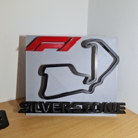 F1 Silverstone 3D Plaque - Thumbnail 2