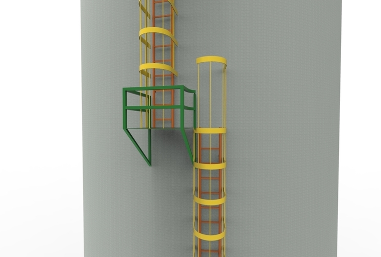 3D Printed tower ladder by saeed youhannae | Pinshape
