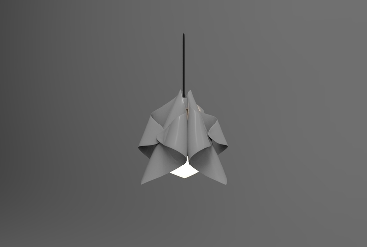 Napkin chandelier 3D Print 494995