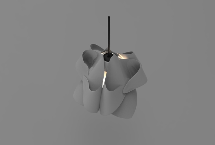 Napkin chandelier 3D Print 494999
