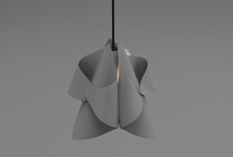 Napkin chandelier 3D Print 495003
