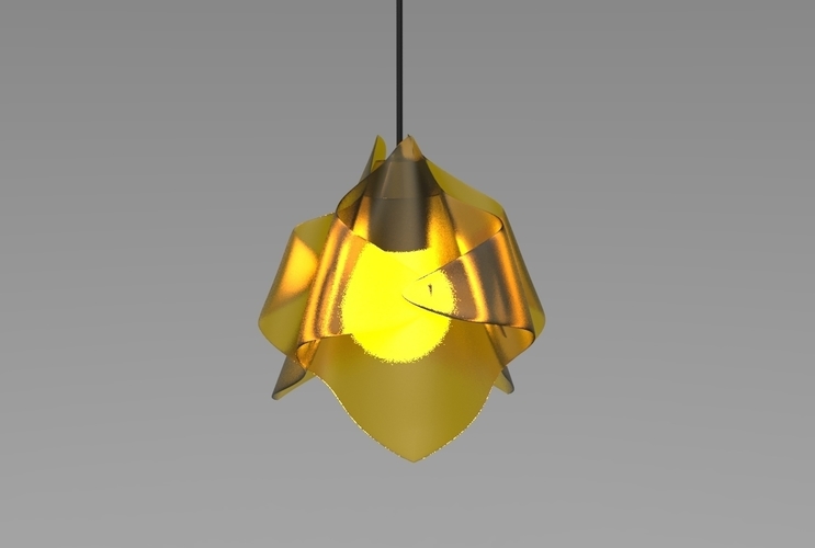 Napkin chandelier 3D Print 495006