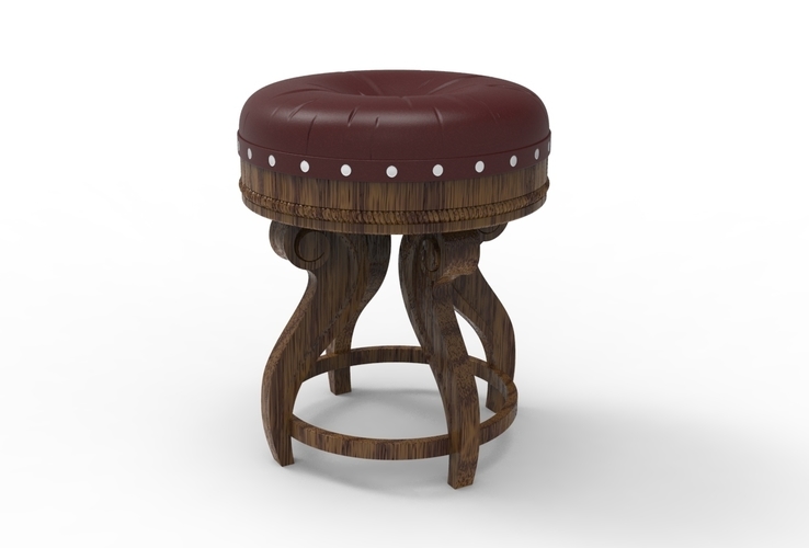 royal stool 3D Print 495064