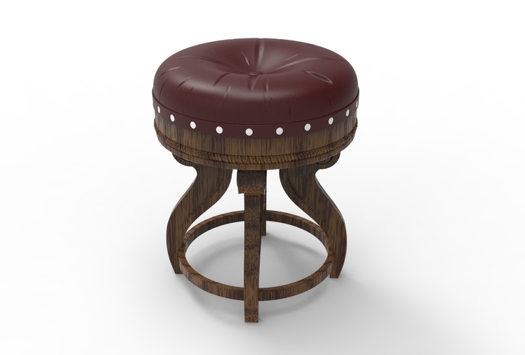 royal stool 3D Print 495065