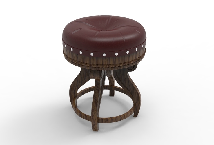 royal stool 3D Print 495067