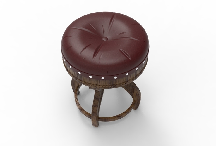 royal stool 3D Print 495070