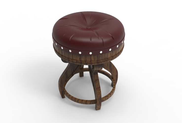 royal stool 3D Print 495071