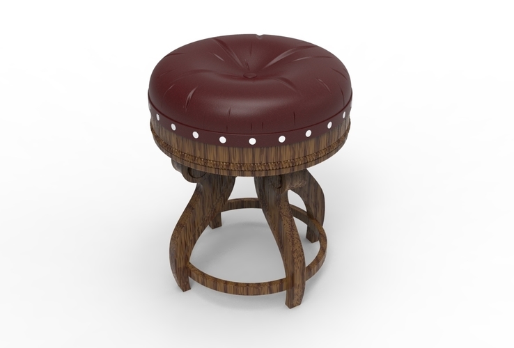 royal stool 3D Print 495072