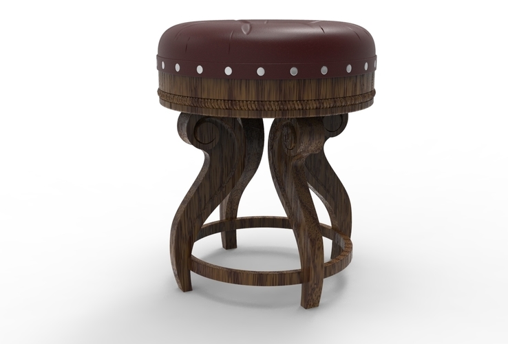 royal stool 3D Print 495075