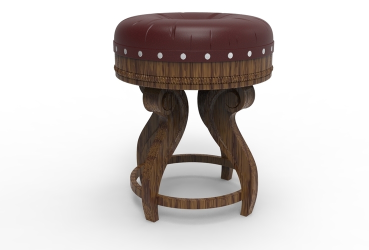 royal stool 3D Print 495077