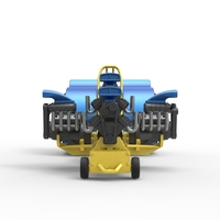 Pulling tractor with 4 engines V8 Version 6 Scale 1:25 - Thumbnail 7