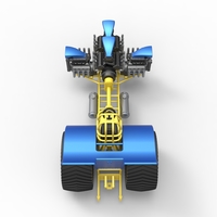 Pulling tractor with 4 engines V8 Version 6 Scale 1:25 - Thumbnail 13